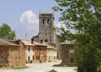Vista aerea de iglesia de Villaveta
